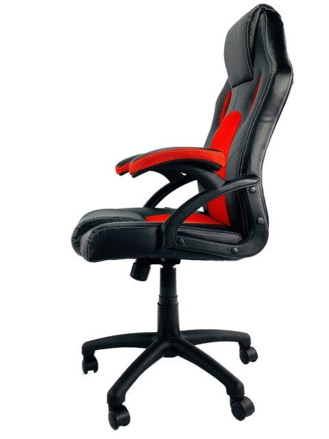 ..Fotel obrotowy do biurka CARRERA M ST RED PU Lugano