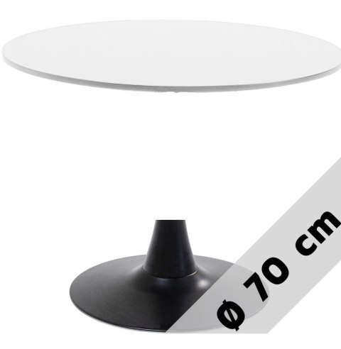 Blat okrągły WHITE 70 cm BIAŁY Lugano Blat okrągły WHITE 70 cm BIAŁY Lugano