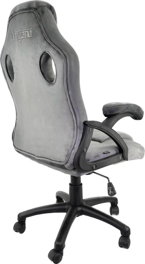 Fotel obrotowy do biurka CARRERA L ALCANTARA GREY Lugano