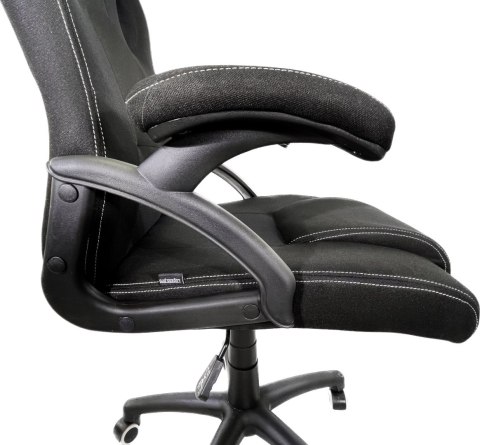 Fotel obrotowy do biurka CARRERA L BLACK FABRIC Lugano