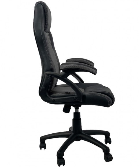 Fotel obrotowy do biurka CARRERA L BLACK PU Lugano
