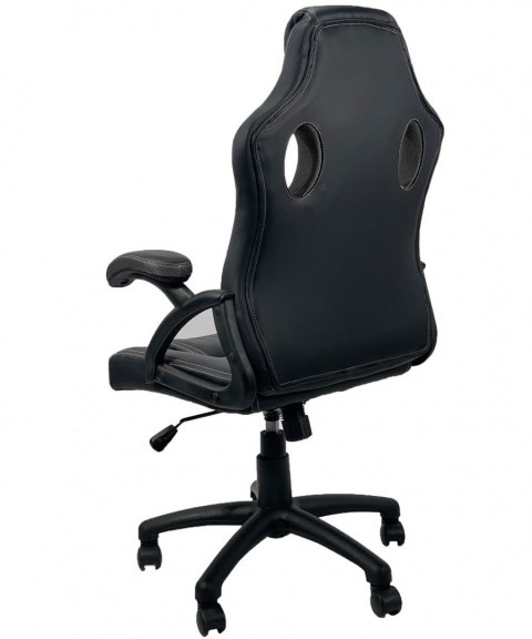 Fotel obrotowy do biurka CARRERA L BLACK PU Lugano