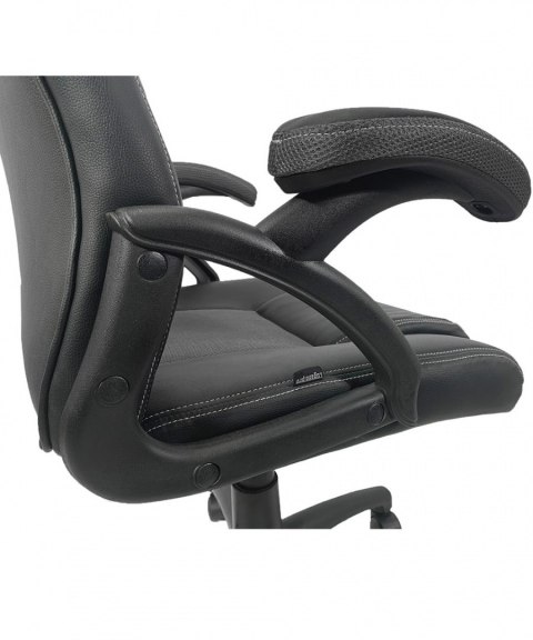 Fotel obrotowy do biurka CARRERA L BLACK PU Lugano