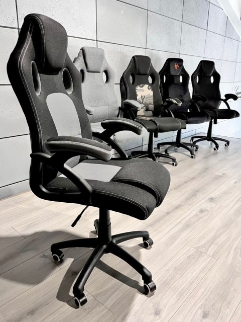 Fotel obrotowy do biurka CARRERA L GREY FABRIC Lugano