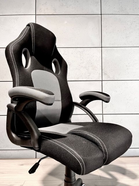 Fotel obrotowy do biurka CARRERA L GREY FABRIC Lugano