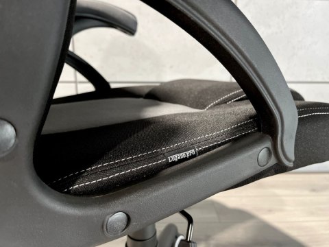 Fotel obrotowy do biurka CARRERA L GREY FABRIC Lugano