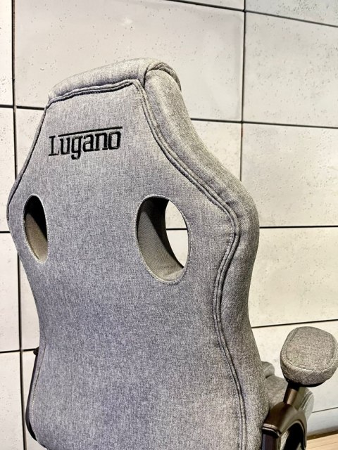 Fotel obrotowy do biurka CARRERA L STONE FABRIC Lugano