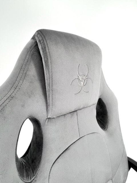 .Fotel obrotowy do biurka CARRERA M ALCANTARA GREY Lugano