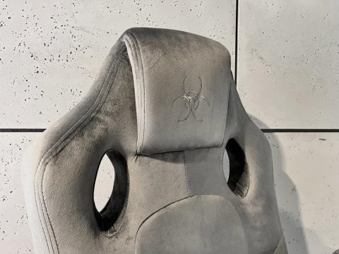 .Fotel obrotowy do biurka CARRERA M ALCANTARA GREY Lugano