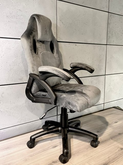 .Fotel obrotowy do biurka CARRERA M ALCANTARA GREY Lugano