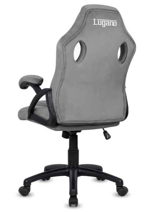 .Fotel obrotowy do biurka CARRERA M ALCANTARA GREY NEW Lugano