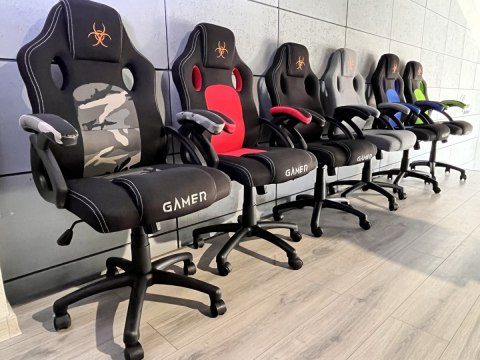 .Fotel obrotowy do biurka CARRERA M ARMY FABRIC Lugano