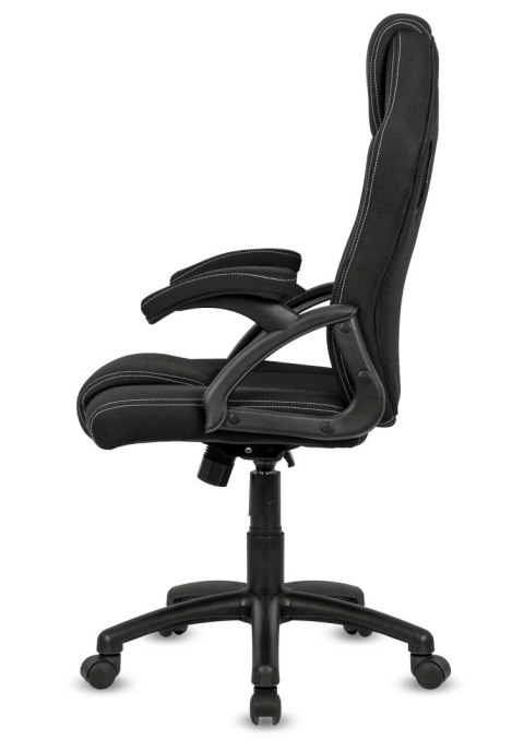 .Fotel obrotowy do biurka CARRERA M BLACK FABRIC Lugano