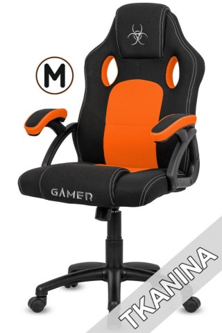 .Fotel obrotowy do biurka CARRERA M ORANGE FABRIC Lugano