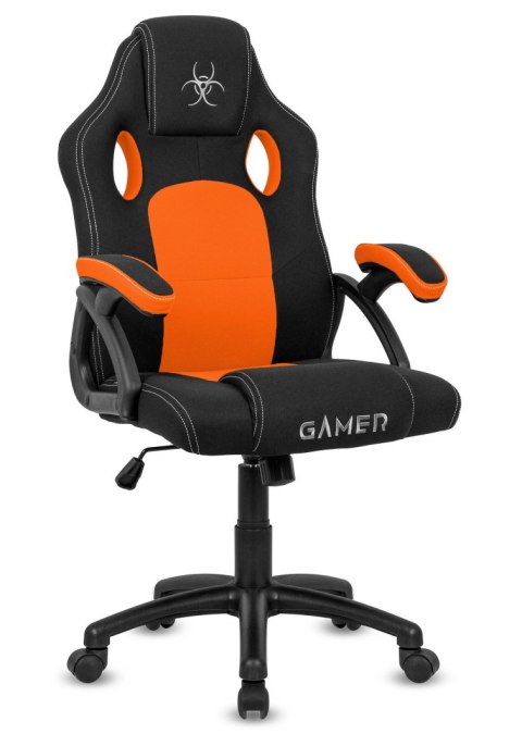 .Fotel obrotowy do biurka CARRERA M ORANGE FABRIC Lugano