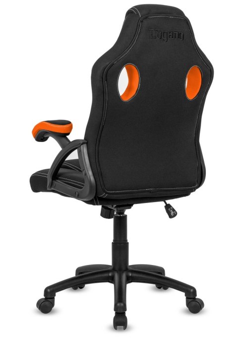 .Fotel obrotowy do biurka CARRERA M ORANGE FABRIC Lugano