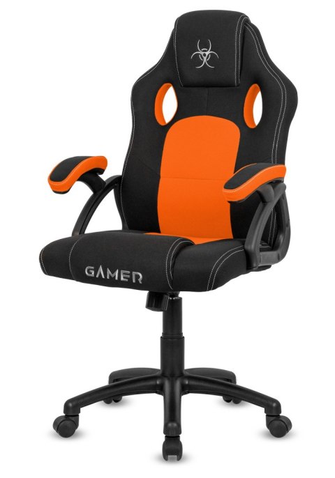 .Fotel obrotowy do biurka CARRERA M ORANGE FABRIC Lugano