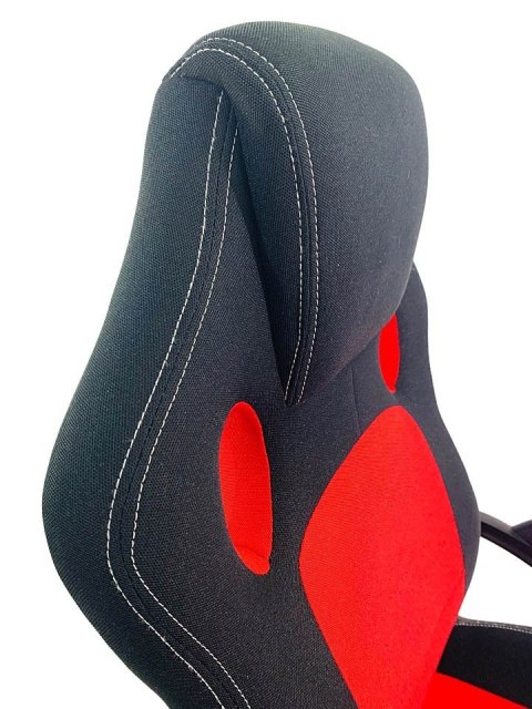 .Fotel obrotowy do biurka CARRERA M ST RED FABRIC Lugano