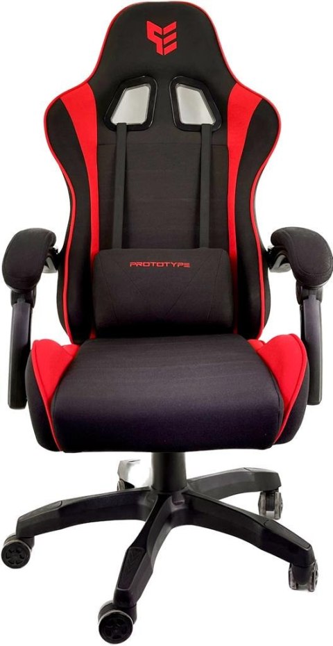 .Fotel obrotowy gamingowy HERO ENZO RED FABRIC Prototype