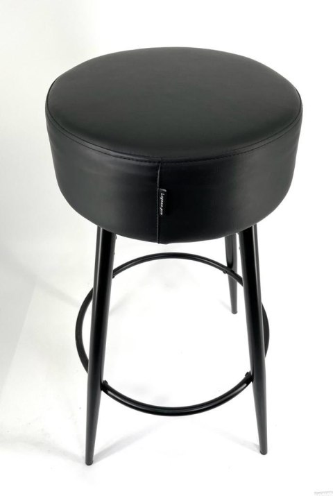 Krzesło barowe ASTI BLACK PU hoker BAR Lugano