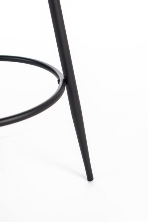 Krzesło barowe ASTI BLACK PU hoker BAR Lugano