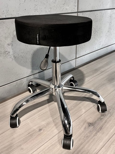 Krzesło obrotowe SIMPLE OFFICE BLACK VELVET Lugano