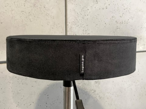 Krzesło obrotowe SIMPLE OFFICE BLACK VELVET Lugano