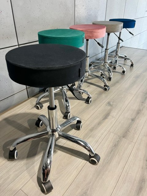 Krzesło obrotowe SIMPLE OFFICE BLACK VELVET Lugano