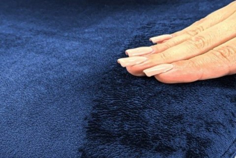 Krzesło obrotowe SIMPLE OFFICE BLUE VELVET Lugano