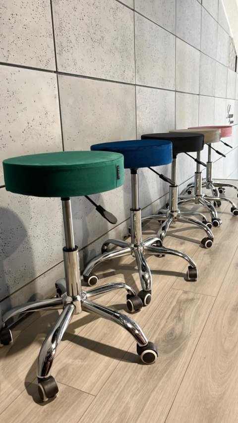 Krzesło obrotowe SIMPLE OFFICE GREEN VELVET Lugano Krzesło obrotowe SIMPLE OFFICE GREEN VELVET Lugano
