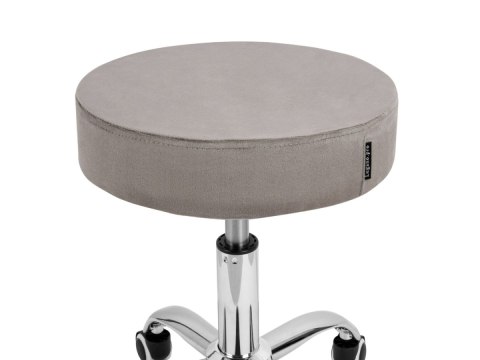 Krzesło obrotowe SIMPLE OFFICE GREY VELVET Lugano