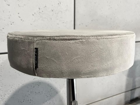 Krzesło obrotowe SIMPLE OFFICE GREY VELVET Lugano