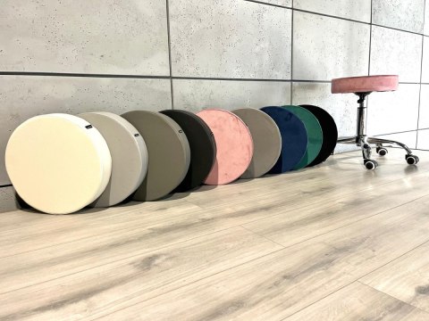 Krzesło obrotowe SIMPLE OFFICE GREY VELVET Lugano