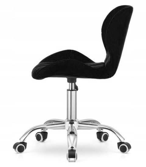 Krzesło obrotowe VASTO OFFICE VELVET BLACK Lugano