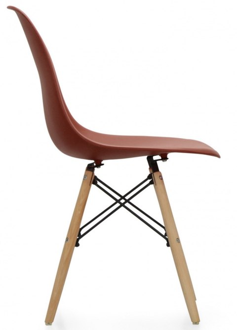 Krzesło skandynawskie IMPERIA BROWN Lugano
