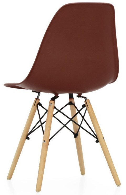 Krzesło skandynawskie IMPERIA BROWN Lugano
