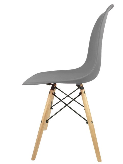 Krzesło skandynawskie IMPERIA DARK GREY Lugano