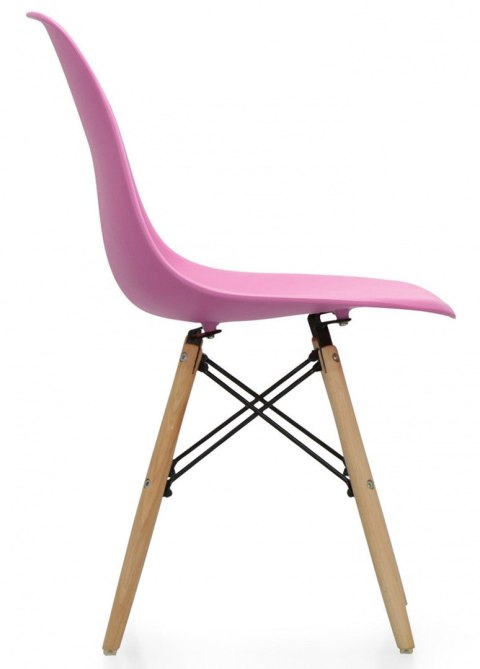 Krzesło skandynawskie IMPERIA PINK Lugano