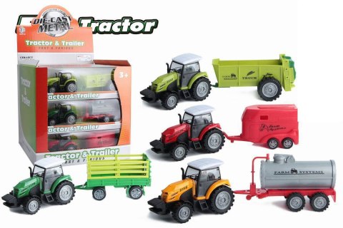 TRAKTOR METALOWY Z PRZYCZEPĄ TRIFOX TRAKTOR METALOWY Z PRZYCZEPĄ TRIFOX