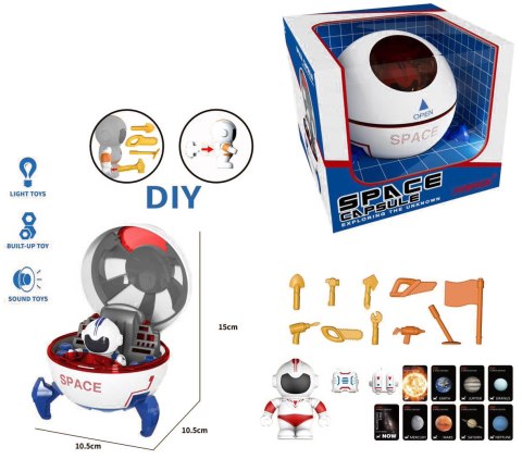 ASTRONAUTA W KAPSULE Z AKCESORIAMI TRIFOX ASTRONAUTA W KAPSULE Z AKCESORIAMI TRIFOX