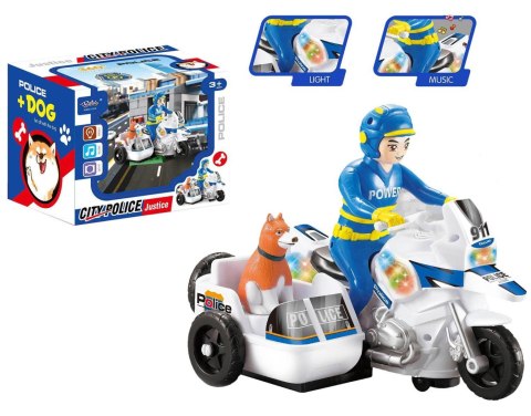 MOTOCYKL POLICYJNY Z WÓZKIEM NA BATERIE TRIFOX MOTOCYKL POLICYJNY Z WÓZKIEM NA BATERIE TRIFOX