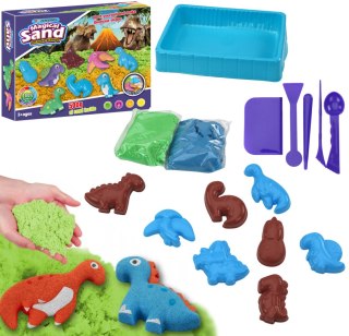 PIASEK KINETYCZNY FOREMKI DINOZAUR 500g TRIFOX