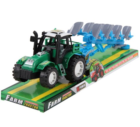 TRAKTOR Z PŁUGIEM TRIFOX