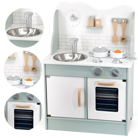 VIGA PolarB Drewniana Kuchnia z Akcesoriami Eco Green Viga Toys VIGA PolarB Drewniana Kuchnia z Akcesoriami Eco Green Viga Toys