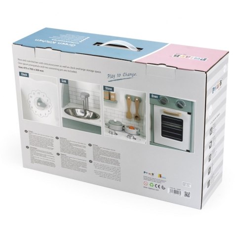VIGA PolarB Drewniana Kuchnia z Akcesoriami Eco Green Viga Toys VIGA PolarB Drewniana Kuchnia z Akcesoriami Eco Green Viga Toys