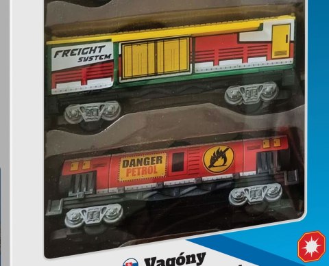 LocoToys STWÓRZ WŁASNĄ KOLEJKĘ I BUDUJ - 4 wagony DROMADER