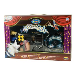 MAŁY MAGIK DVD PREZENT MAGIA SZTUCZKI MAGICZNE 100 DROMADER