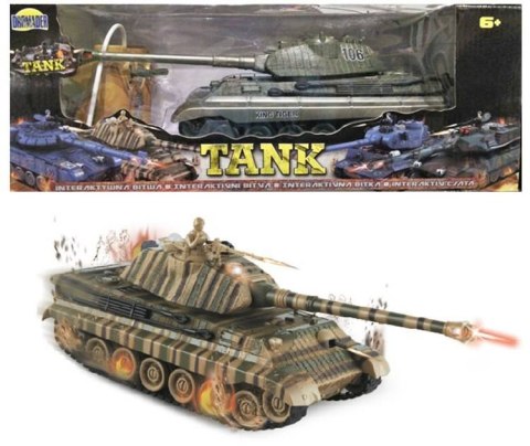 MEGA CZOŁG ZDALNIE STEROWANY T90 RC STRZELA DUŻY DROMADER