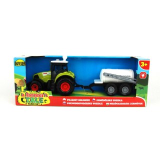 TRAKTOR Z PRZYCZEPĄ (DŹWIĘKI) W PUDEŁKU Marka niezdefiniowana