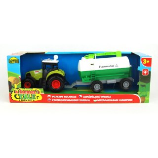 TRAKTOR Z PRZYCZEPĄ (DŹWIĘKI) W PUDEŁKU Marka niezdefiniowana